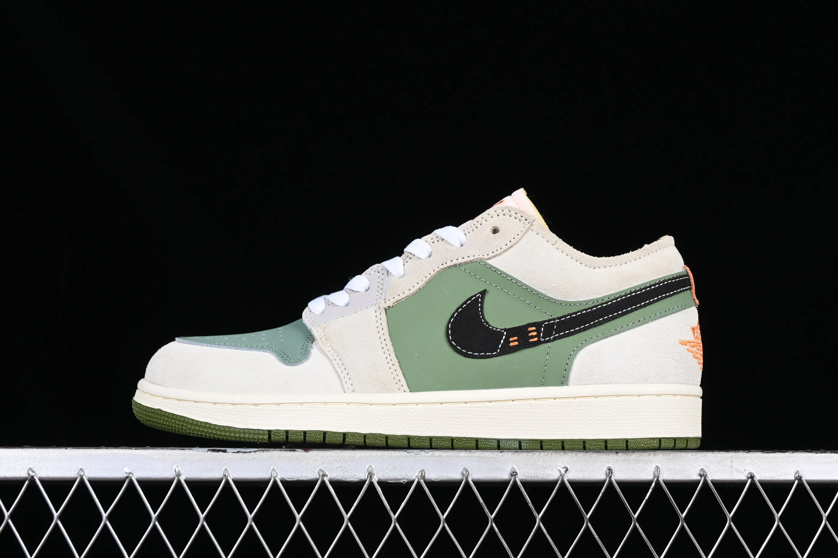 All categories Air Jordan Jordan series basketball shoes Air Jordan 1 Low Z version Air Jordan 1 Low OG EX "Tech Grey" AJ1 Joe 1 gray green retro culture and leisure sports sneakers FD6819-300